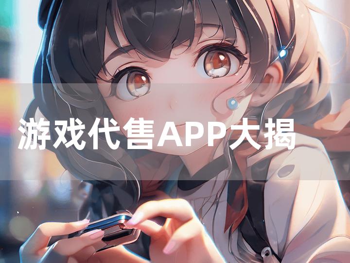 游戏代售 APP 大揭秘：哪个 app 好？